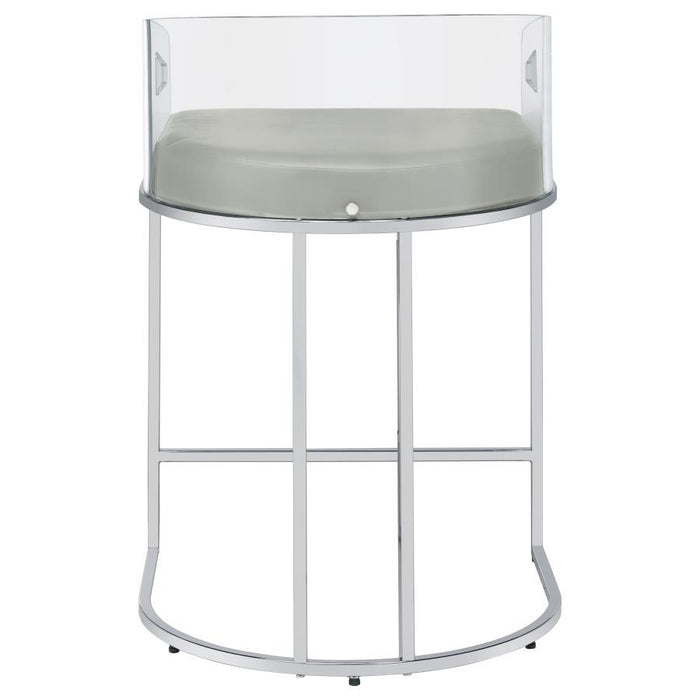 Thermosolis - Acrylic Back Stools (Set of 2)