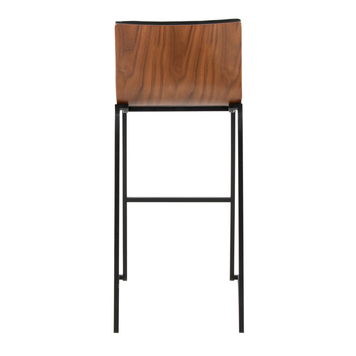 Mason Mara - Contemporary, Fixed Height Barstool (Set of 2)