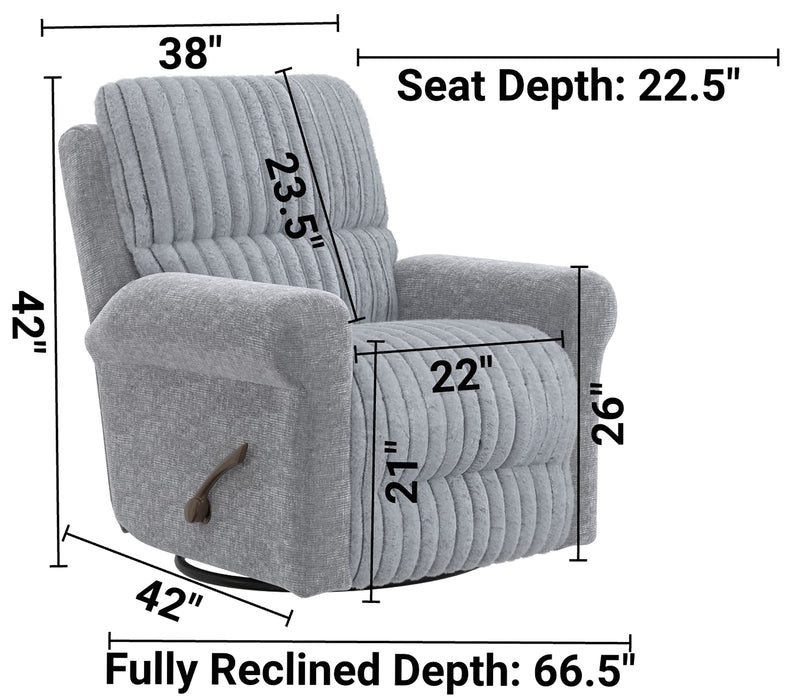 Foxy - Swivel Glider Recliner