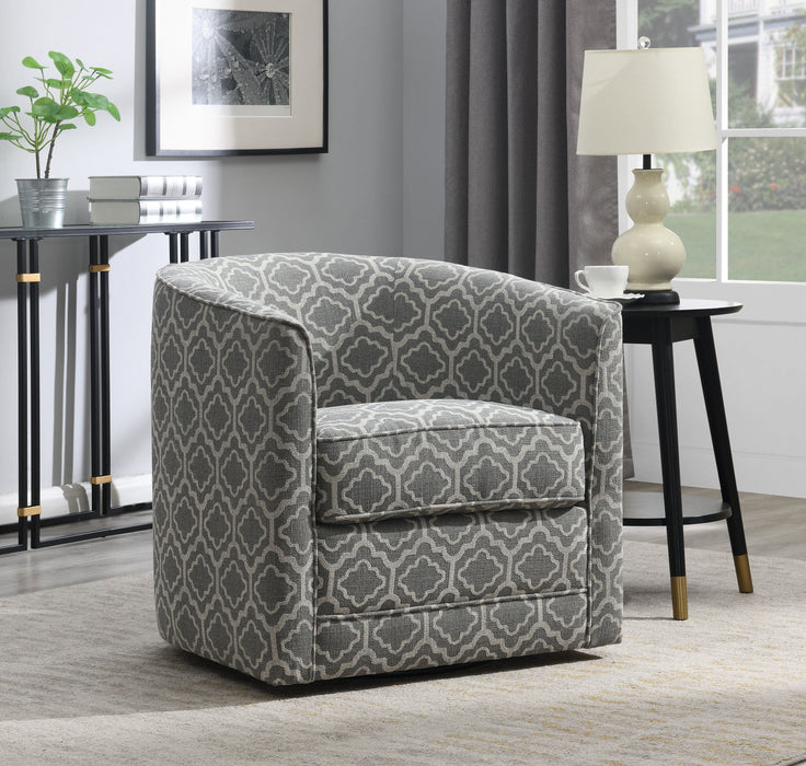 Little - Abstract Swivel Accent Chair