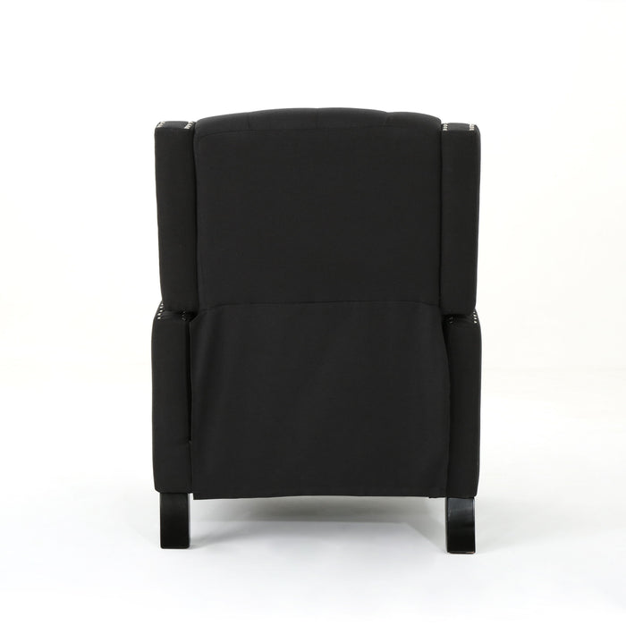 Push Back Chair Classic Fabric - Dark Gray