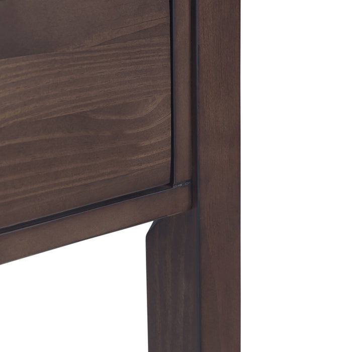 Hollander - Wide Console Table - Warm Walnut Brown