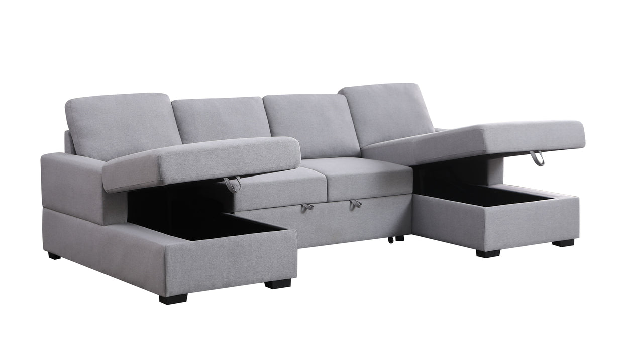 3 Piece Upholstered Sectional