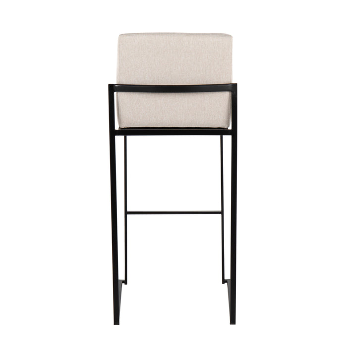 Fuji - Contemporary High Back Barstool Elegant Design