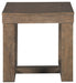Cariton - Gray - Square End Table Unique Piece Furniture