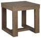 Cariton - Gray - Square End Table Unique Piece Furniture