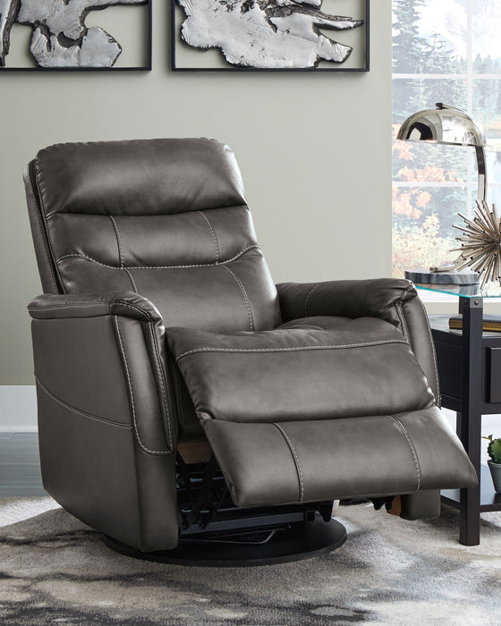 Riptyme - Quarry - Swivel Glider Recliner Unique Piece Furniture