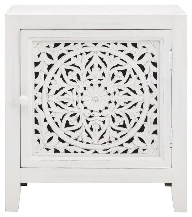 Fossil - White - Accent Cabinet Unique Piece Furniture