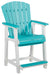 Eisely - Turquoise / White - Barstool (Set of 2) Unique Piece Furniture