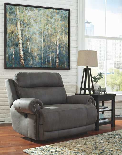 Austere - Gray - Zero Wall Recliner Unique Piece Furniture