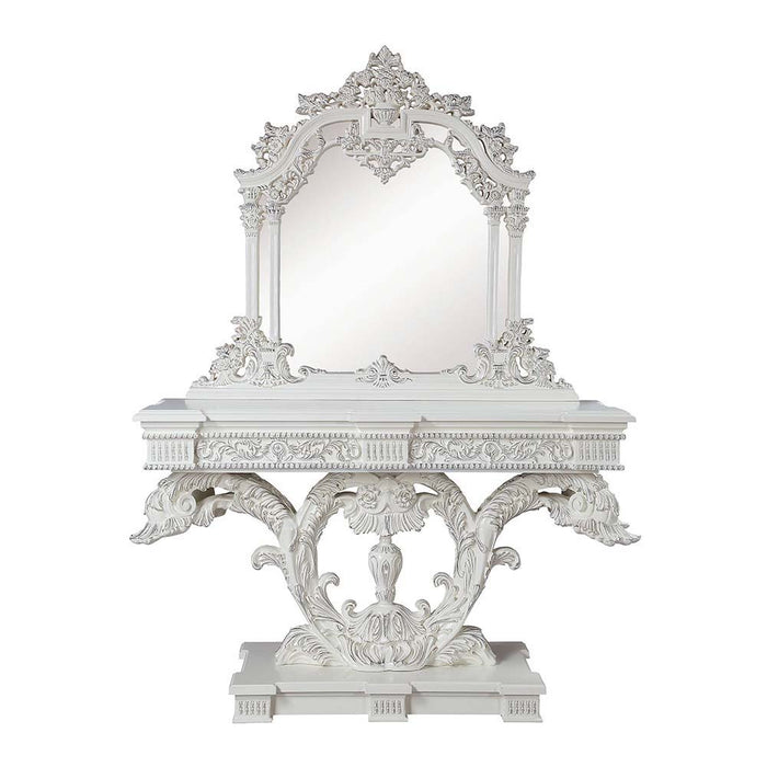 Vanaheim - Console Table - Antique White Finish Unique Piece Furniture