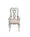 Esteban - Chair (Set of 2) - Ivory Velvet & Antique Champagne Finish Unique Piece Furniture