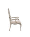 Esteban - Chair (Set of 2) - Ivory Velvet & Antique Champagne Finish Unique Piece Furniture