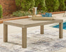 Silo Point - Brown - Rectangular Cocktail Table Unique Piece Furniture