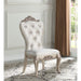 Gorsedd - Side Chair (Set of 2) - Cream Fabric & Antique White Unique Piece Furniture