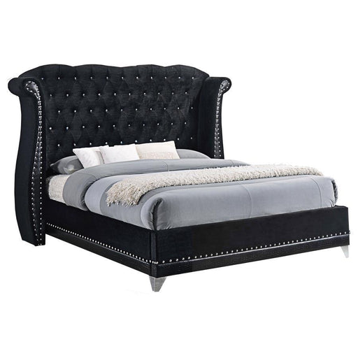 Barzini - Wingback Tufted Bed Unique Piece Furniture