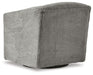 Bramner - Charcoal - Swivel Accent Chair Unique Piece Furniture
