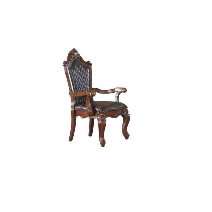 Picardy - Chair (Set of 2) - Cherry Oak & PU Unique Piece Furniture