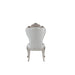 Gorsedd - Side Chair (Set of 2) - Cream Fabric & Antique White Unique Piece Furniture