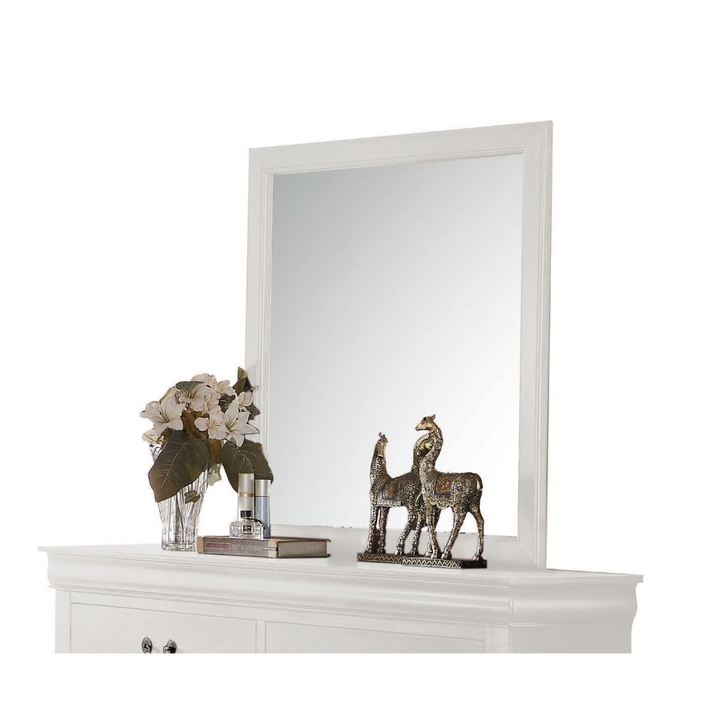  Acme Louis Philippe Mirror in Cherry : Home & Kitchen