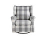 Patli - Swivel Chair - Gray Fabric Unique Piece Furniture