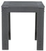 Amora - Charcoal Gray - Square End Table Unique Piece Furniture