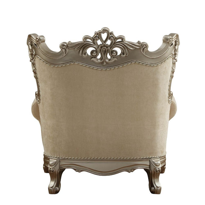 Ranita - Chair - Fabric & Champagne Unique Piece Furniture