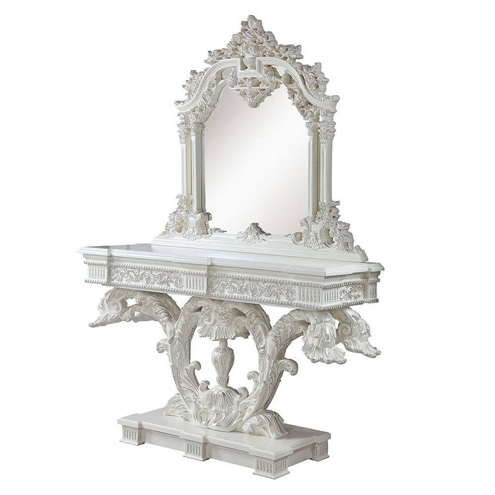 Vanaheim - Console Table - Antique White Finish Unique Piece Furniture