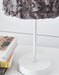 Mirette - Gray / White - Metal Table Lamp Unique Piece Furniture