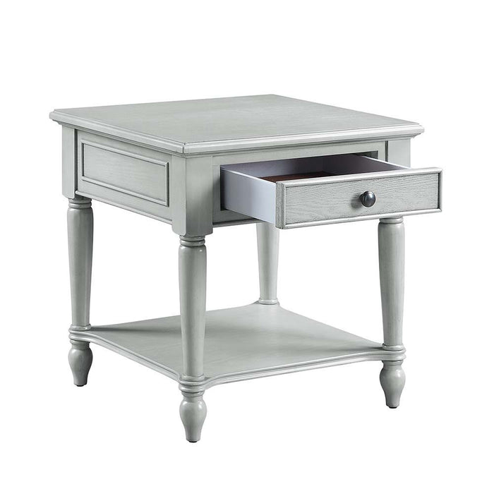 Ramiro - End Table - Rustic Gray Finish Unique Piece Furniture