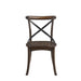 Kaelyn - Side Chair (Set of 2) - Dark Oak & Black Unique Piece Furniture